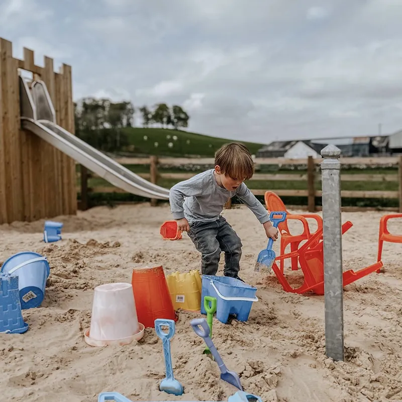 Outdoor play at Ernespie Farm